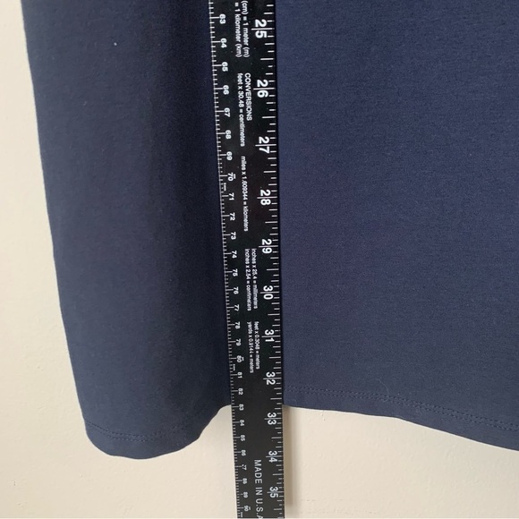 LOFT Ann Taylor Navy Spaghetti Strap Mini Dress Size M New! - Picture 6 of 7